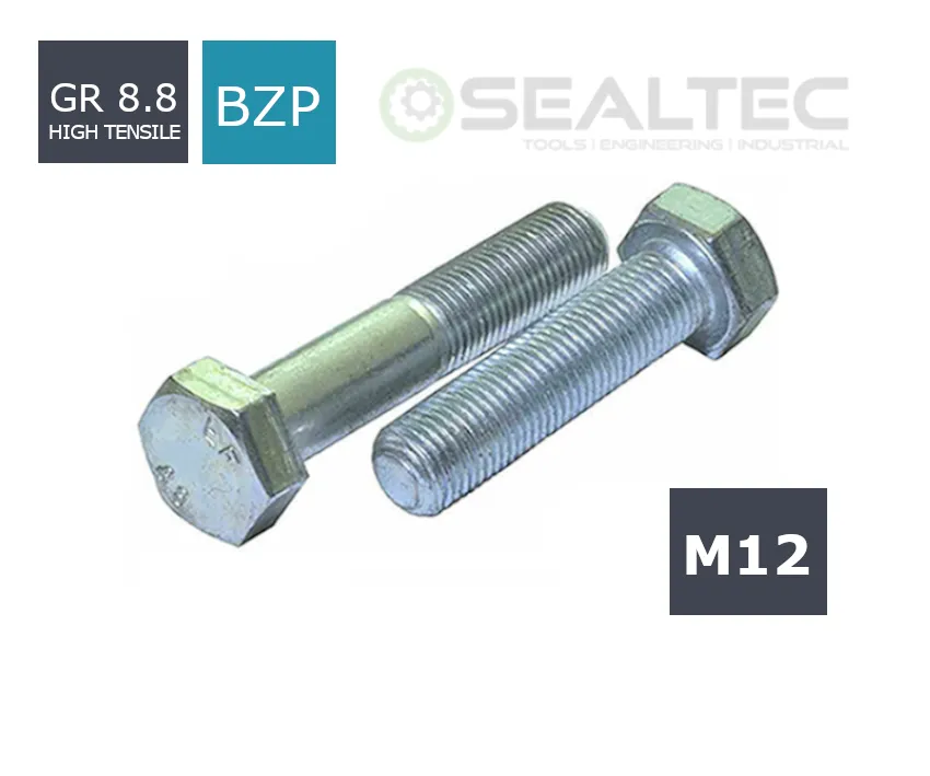 m12 hex bolts